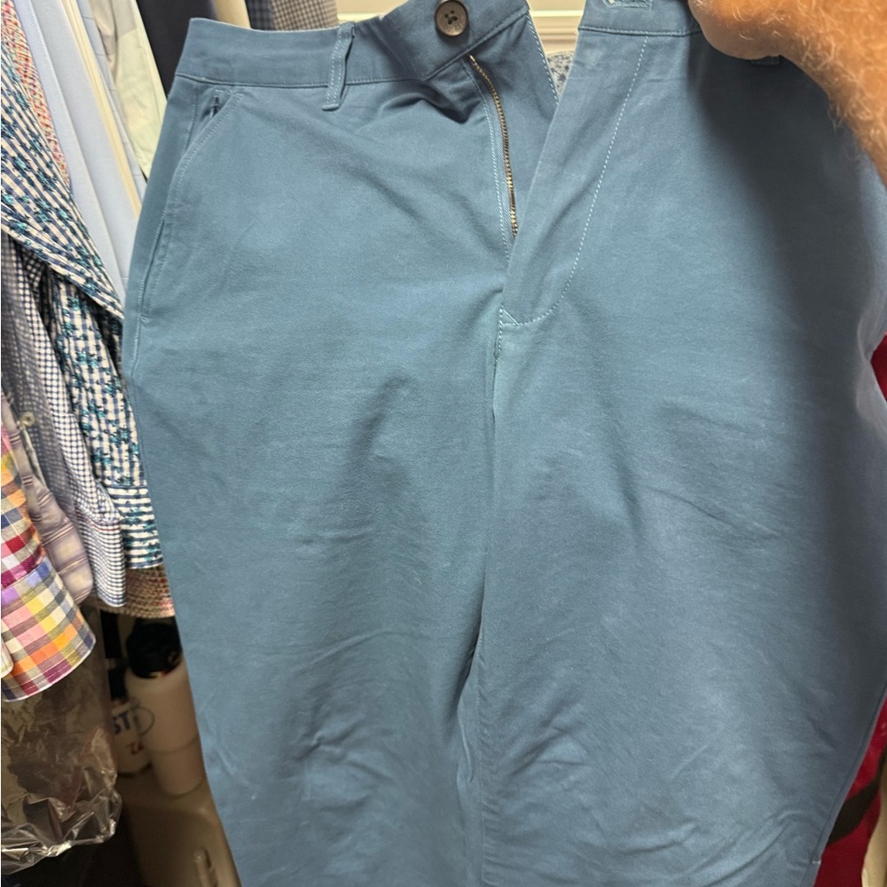 Bonobos Light Blue Flat Front Shorts